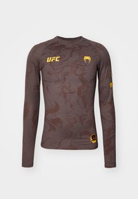 UFC FIGHT WEEK MENS RASHGUARDS - Top dugih rukava - dark brown