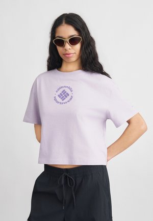 ROLLING BEND GRAPHIC RELAXED CROP - Μπλουζάκι με στάμπα - lavender pearl