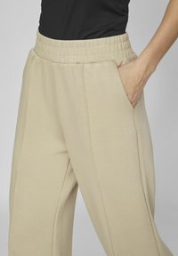 VILA MIT HIGH WAIST - Kalhoty - feather gray