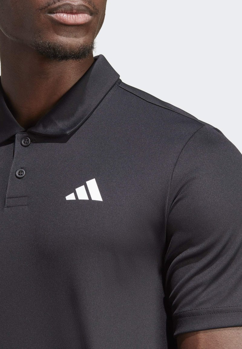 Adidas polo shirts black Clearance