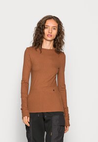 G-STAR SLIM LONGSLEEVE - Camisola de manga comprida - raw hide
