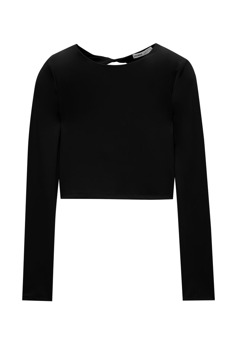 PULL&BEAR Longsleeve zwart PULL&BEAR Longsleeve zwart