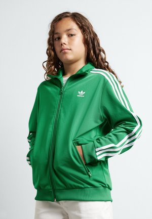 adidas Originals FIRE BIRD UNISEX - Tröja med dragkedja - green