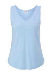 s.Oliver STRUKTUR - Top - himmelblau