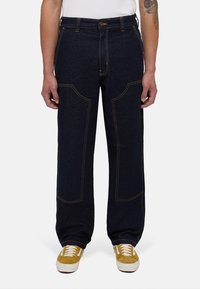 Dickies MADISON DOUBLE KNEE - Vaqueros cargo - rinsed