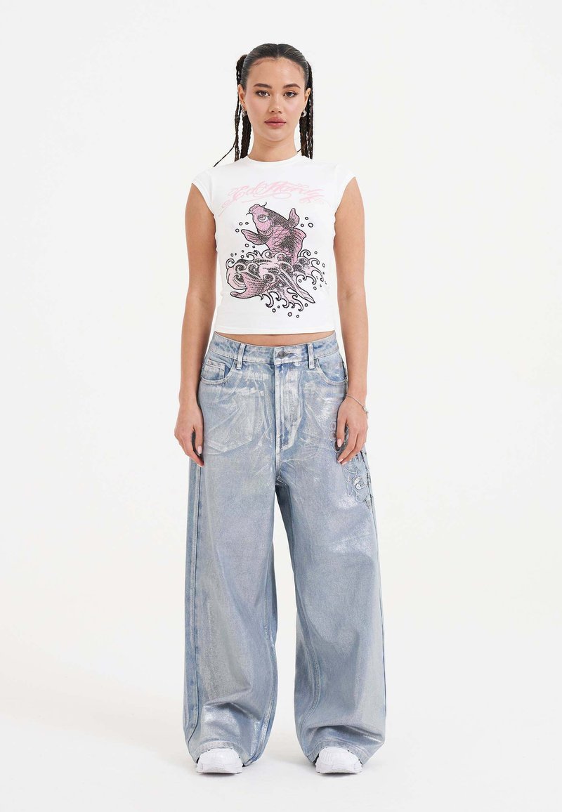 Ed Hardy T-shirt imprimé white/blanc