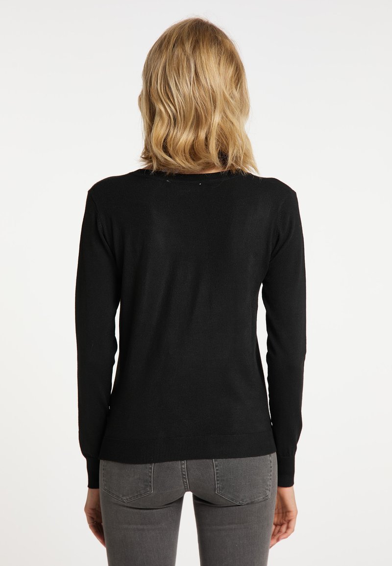 Damen Strickjacken | usha USHA FENIA Strickpullover schwarz - NS37634 Damen Strickjacken | usha USHA FENIA Strickpullover schwarz - NS37634