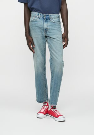 Džínsy s rovným strihom - blue denim