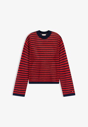 Tommy Hilfiger, Jumper - dark navy/fire red