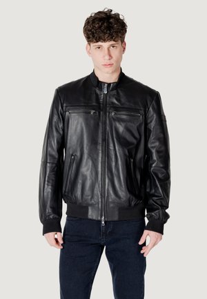 Giacca di pelle - black