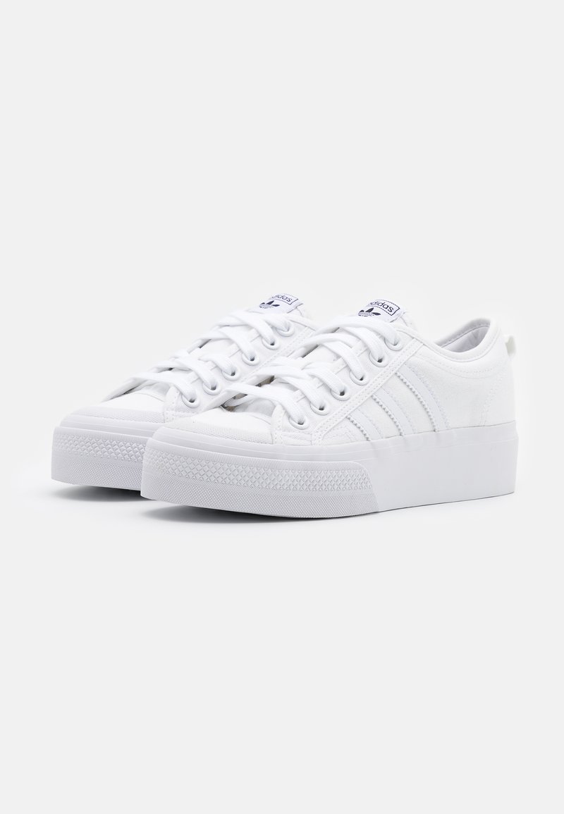 adidas weiß plateau