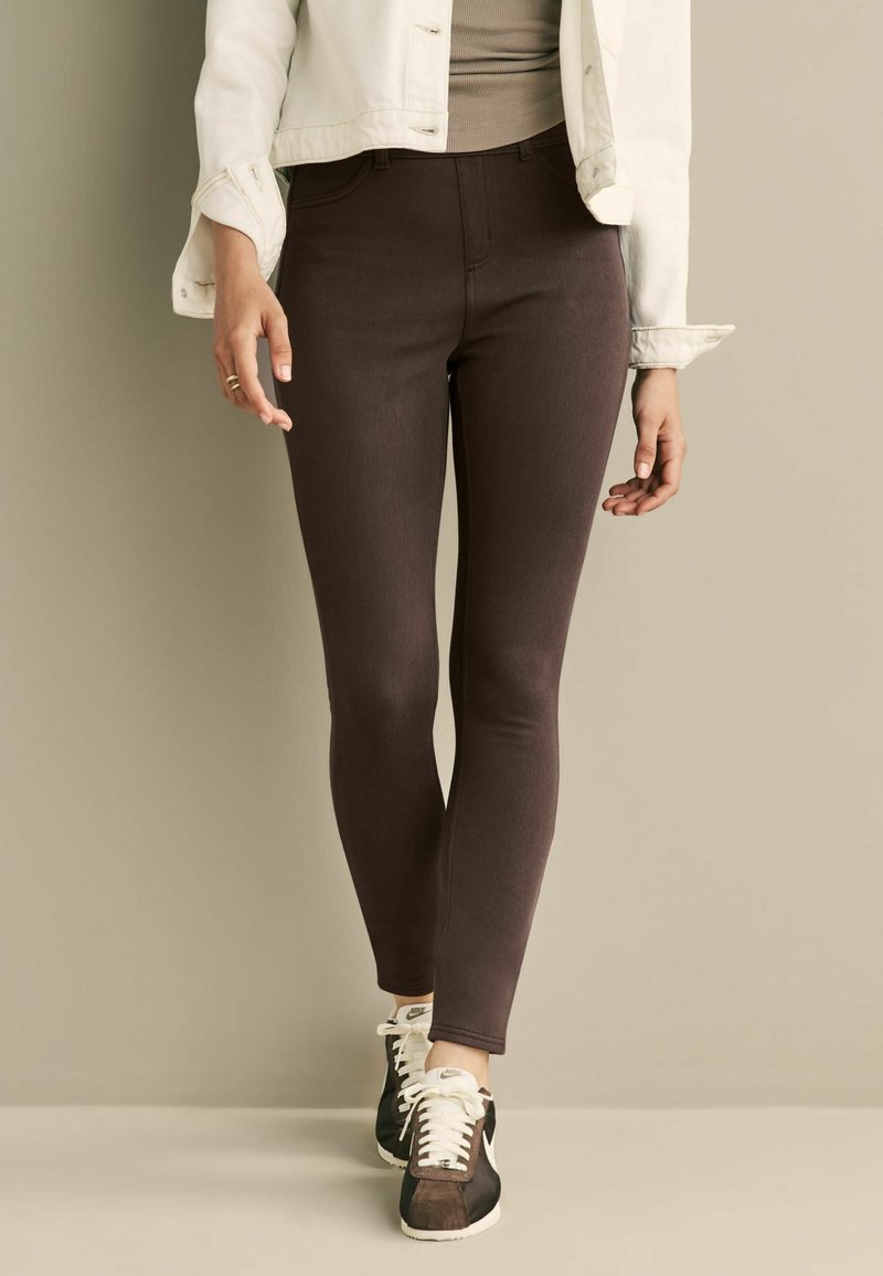 Next Jeggings - chocolate brown