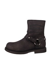 Cowboy-/Bikerstiefelette - black