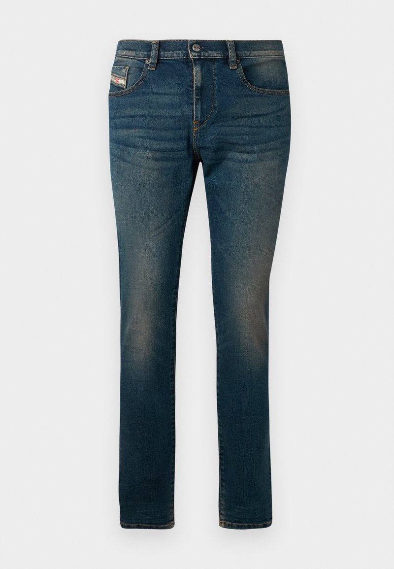 Diesel Straight leg jeans blauw denim/bluedenim
