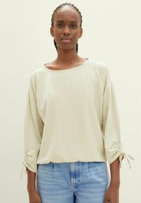 TOM TAILOR DENIM STRUCTURED STRIPE - Top dugih rukava - small stripe
