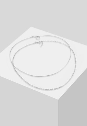 Elli 2 PACK CHOKER BASIC - Ketting - silver-coloured