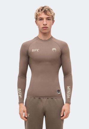 Venum, UFC UNITY BY VENUM FIGHT WEEK LONG SLEEVE RASHGUARD - Caraco - brown