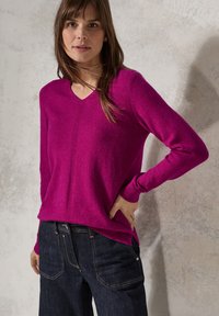 Cecil PULLOVER MIT V-AUSSCHNITT - Maglione - pink