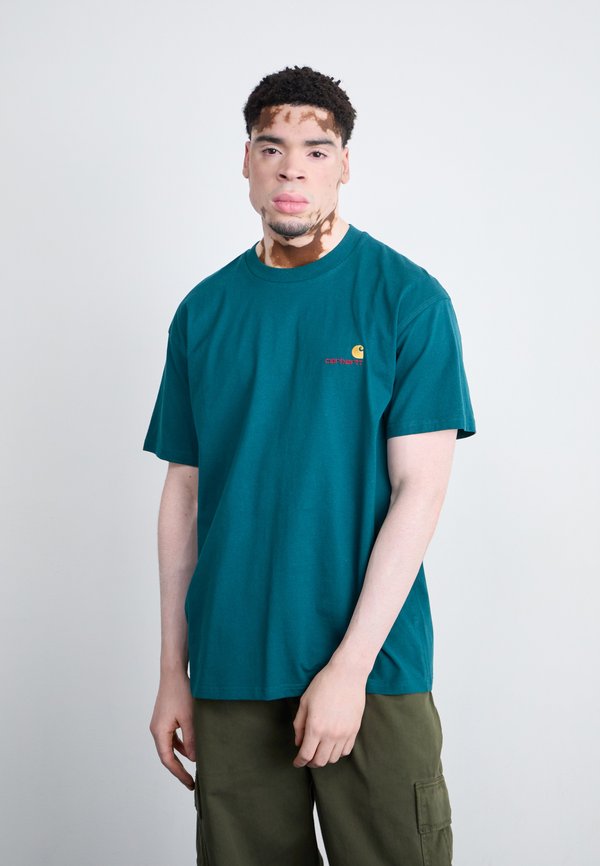 AMERICAN SCRIPT - Basic T-shirt - malachite