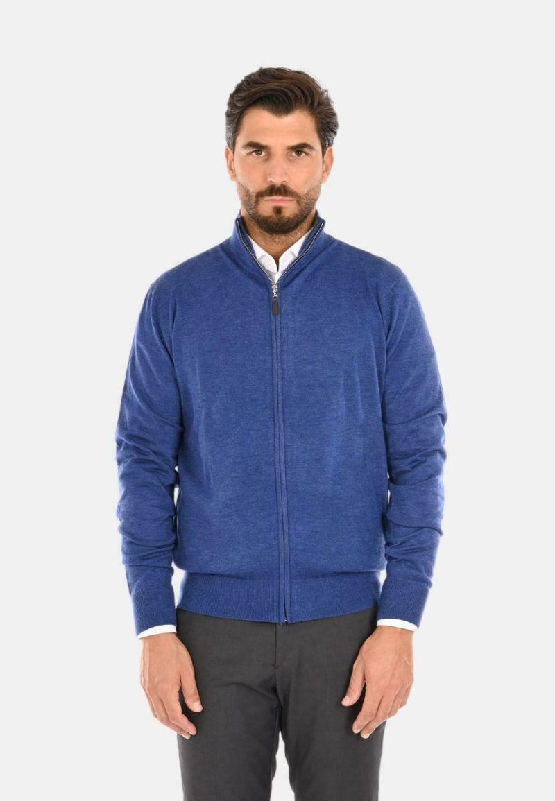 Ciabalù CARDIGAN - Felpa con zip - light blue