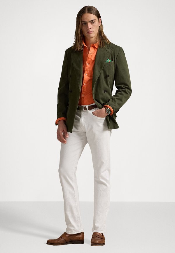 SLIM FIT GARMENT-DYED OXFORD SHIRT - Shirt - spring melon3