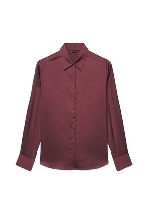 Calliope, CAMICIA TINTA UNITA - Chemisier - prugna