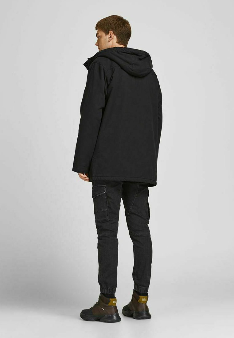 Herren Trenchcoats | Jack & Jones KLASSISCHER Parka black/schwarz - WL24381 Herren Trenchcoats | Jack & Jones KLASSISCHER Parka black/schwarz - WL24381