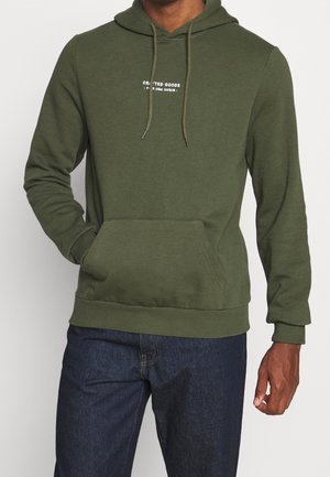 Kapuzenpullover - olive