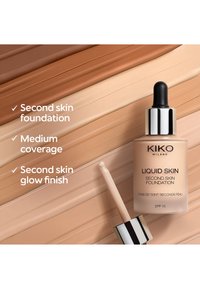 KIKO Milano LIQUID SKIN SECOND SKIN FOUNDATION - Foundation - 40 neutral