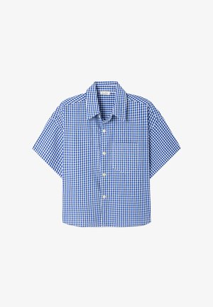 American Vintage, CHEMISE FEMME EKIROW - Blúzka so zapínaním na gombíky - vichy bleu