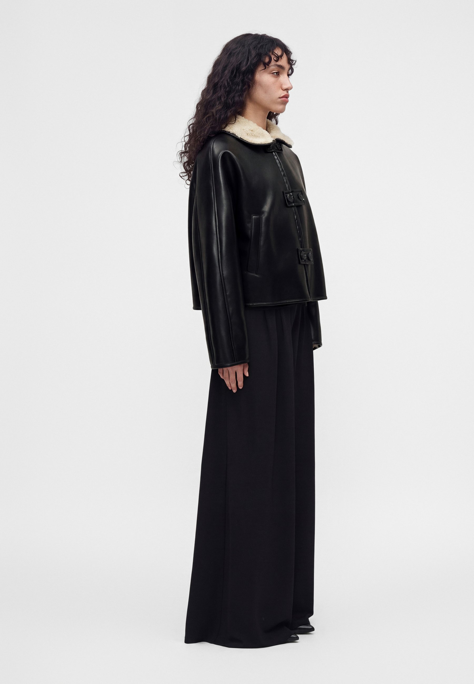 Claudie Pierlot  페이크 레더 자켓