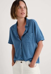 Seasalt Cornwall - PARSLEY FERN - Button-down blouse - blue sailor Thumbnail Image 1
