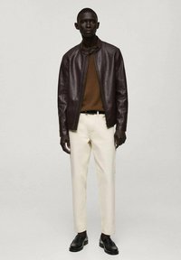 Mango Giacca in similpelle - brown