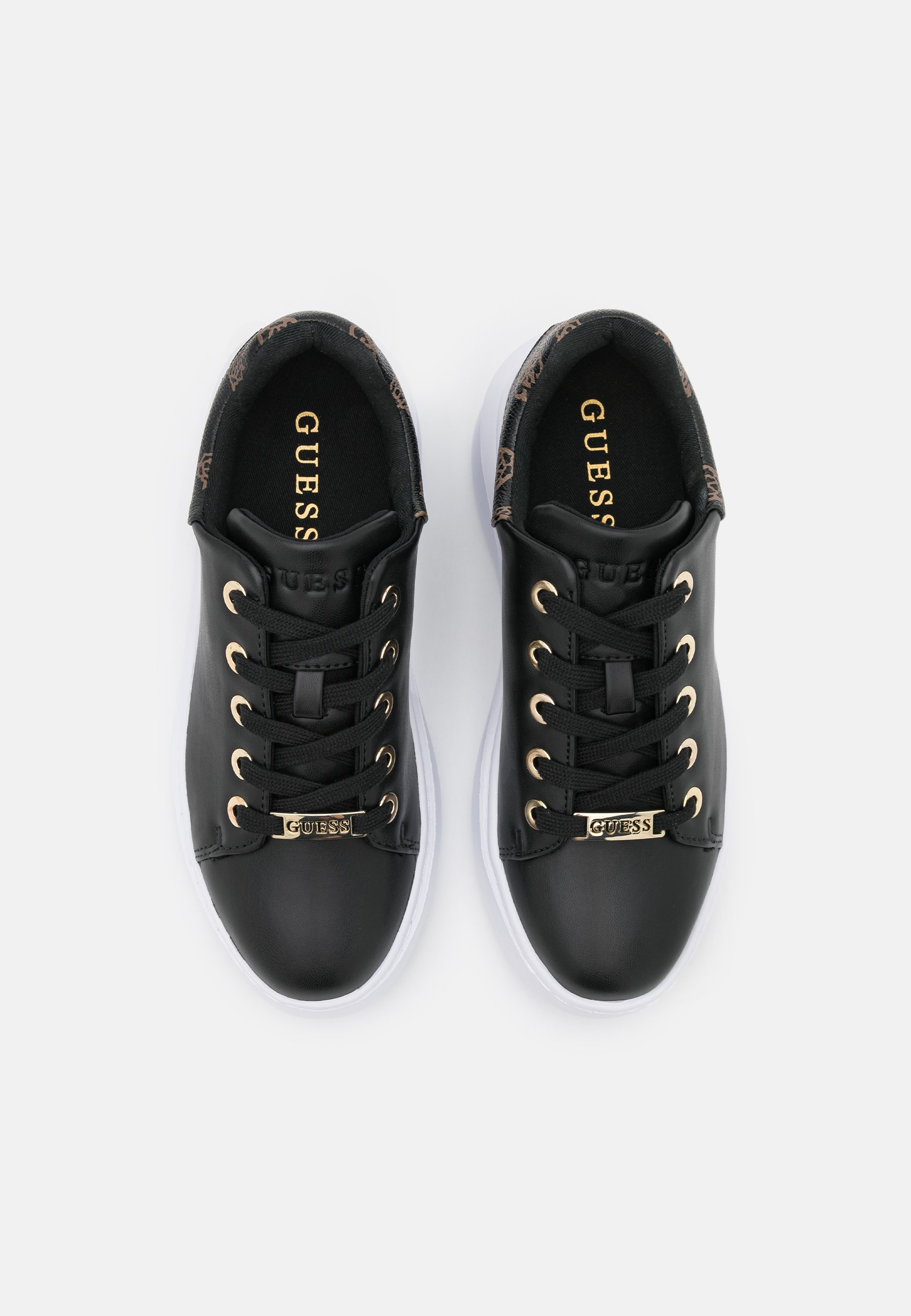 Guess BRADLY - Sneakers laag - black/Zwart - Zalando.nl
