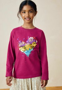 Next SEQUIN HEART - Longsleeve - plum purple