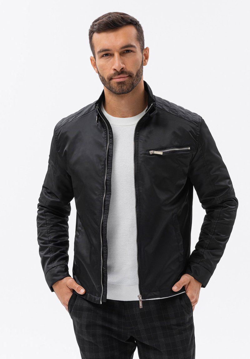 Ombre Mezisezónní bunda - black