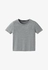 T-shirt imprimé - mottled grey