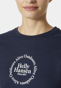 Helly Hansen CORE GRAPHIC  - Camiseta estampada - navy