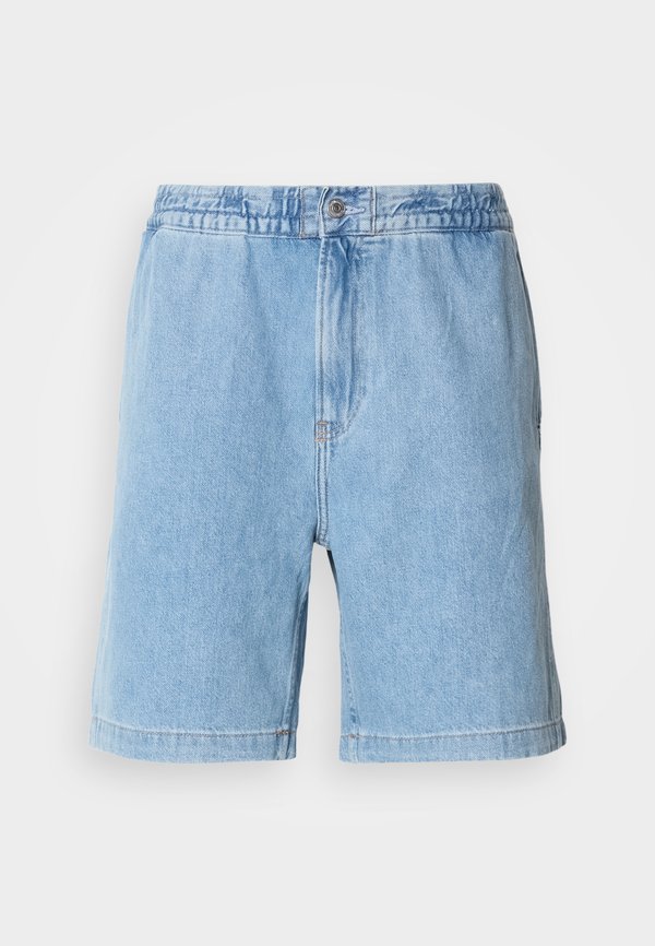 PULL ON RELAXED - Denim shorts - denim light3