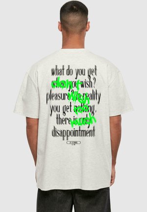 DON'T WISH TEE - Print T-shirt - lightgrey