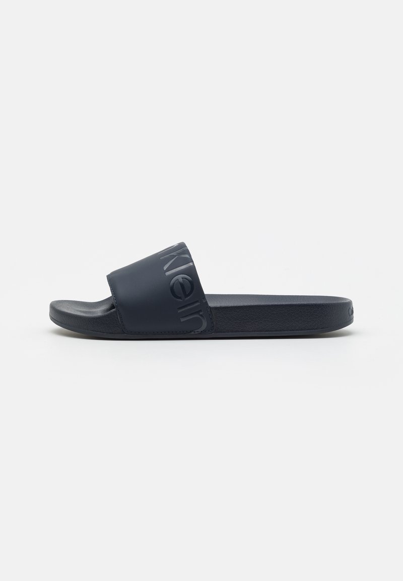 Calvin Klein POOL SLIDE Mules calvin navy/dark blue Zalando.co.uk