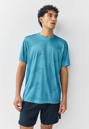 ACTIVE TIE DYE - Apdrukāts T-krekls - blue