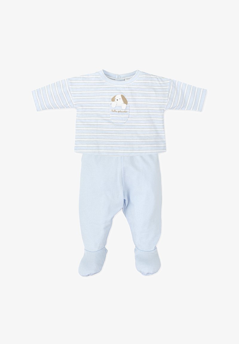 Tutto Piccolo JESUSITO SET - Pantalones - azul cielo