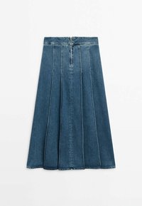 Jupe Longue En Denim Massimo Dutti - Taille EU 42/UK 12-14, Excellent état D'occasion, Style Casual