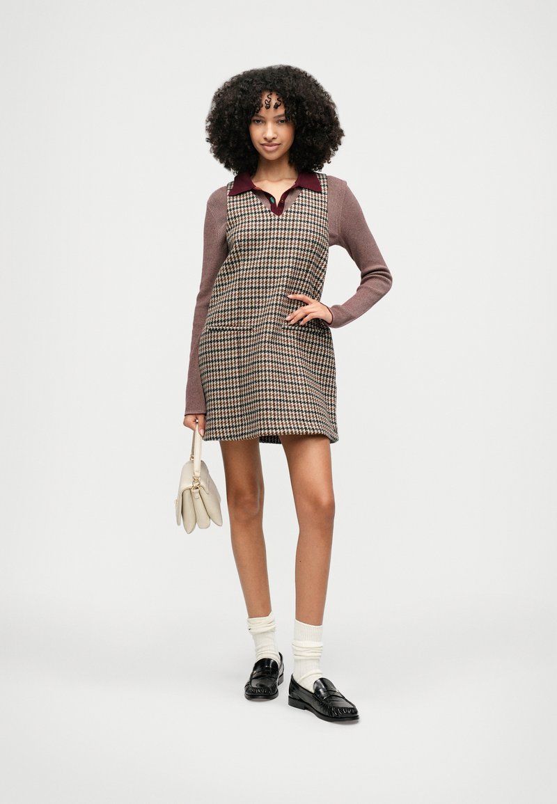 knee length dresses for ladies Ambrose Check Mini Dress | Disturbia
