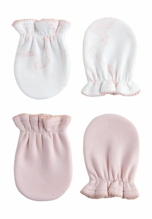 2 PACK   - Mittens - pink  white