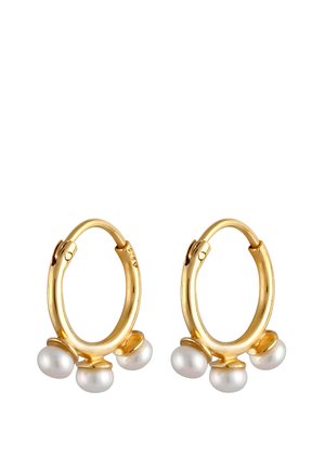 HOOPS PEARLS - Ohrringe - gold coloured
