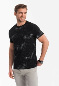 Ombre Triko s potiskem - black