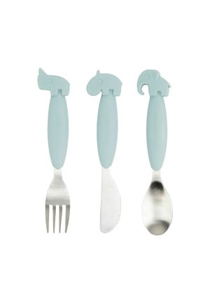 EASY-GRIP SET DEER FRIENDS - Kids' cutlery - blue