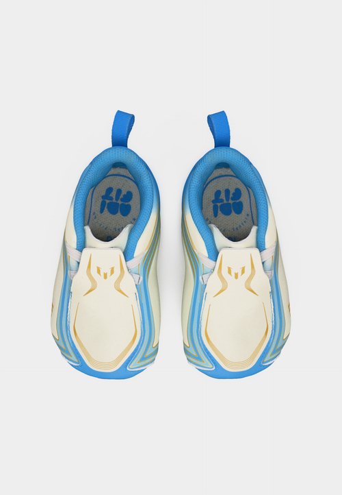 adidas F50 MESSI Crib - Indoor football boots - ivory/semi blue burst/icey blue — photo 5